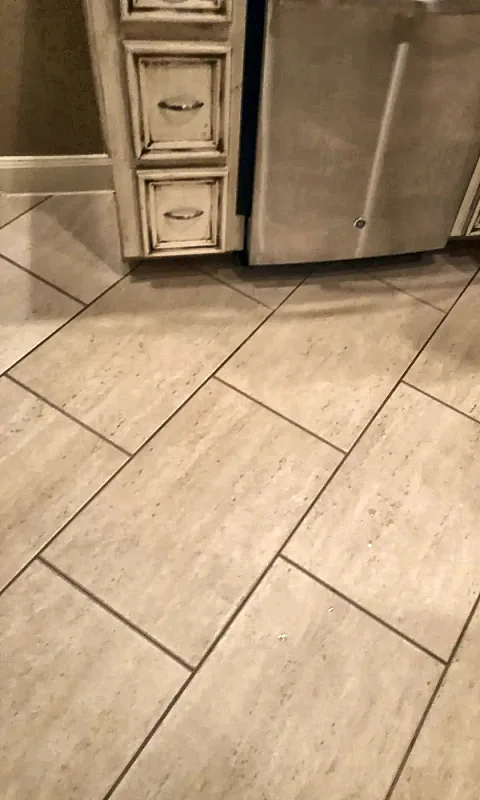 Tile flooring by Brown Sterling Builders
